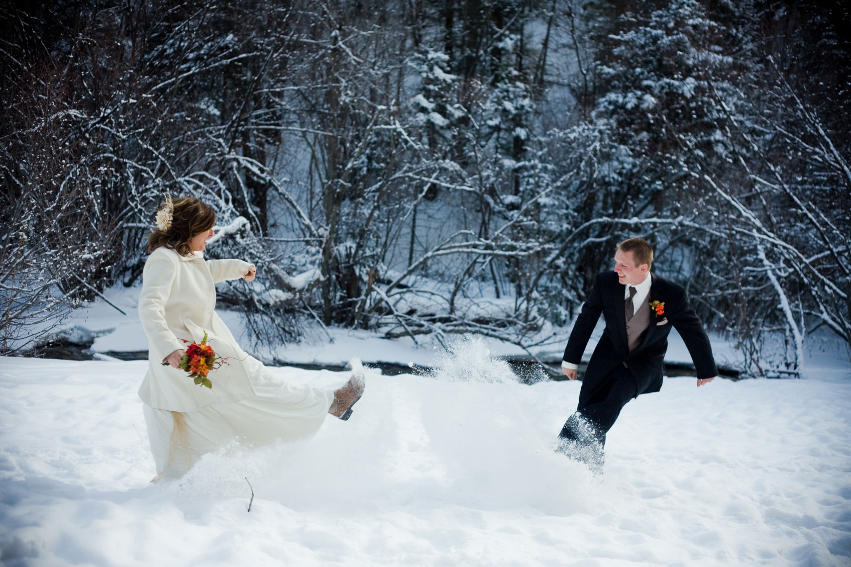 New Mexico winter wedding