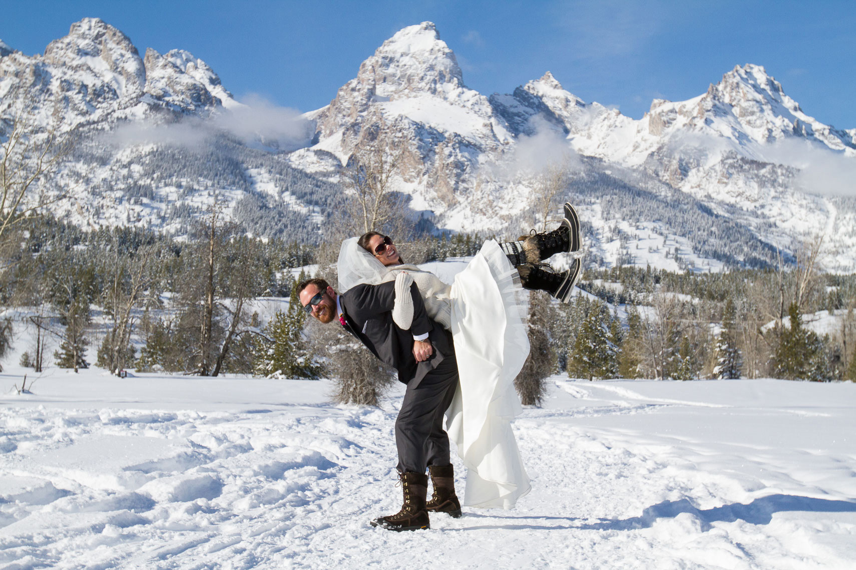 Grand Teton Winter Wedding