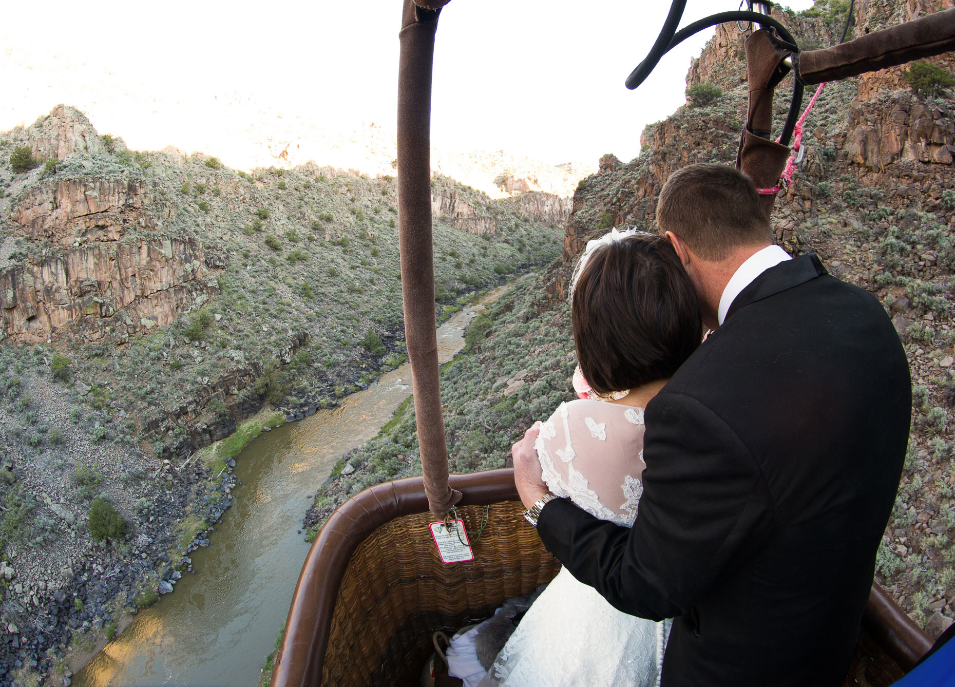 Hot Air Balloon Wedding in Taos NM